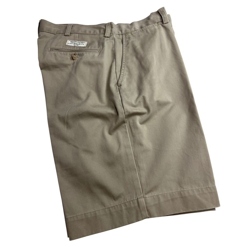 Polo Ralph Lauren Prospect Short Mens 34 Khaki Chino Classic Twill Casual F7